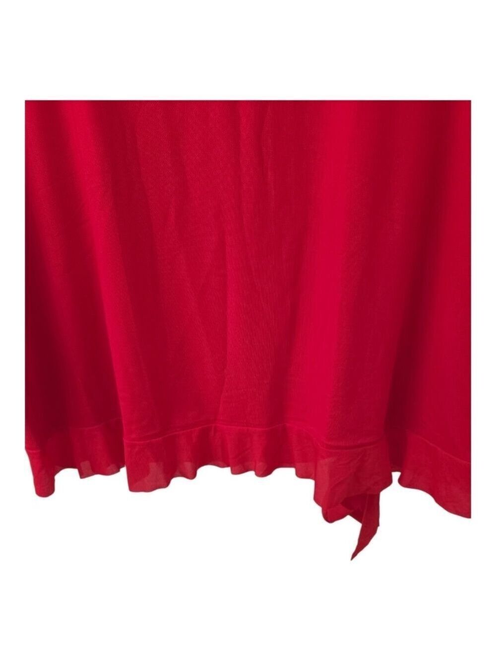Unbranded Red V Neck Sleeveless Mini Dress Large - Picture 6 of 8